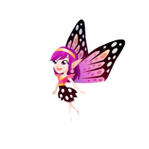 Flutara the Butterfly Sprite